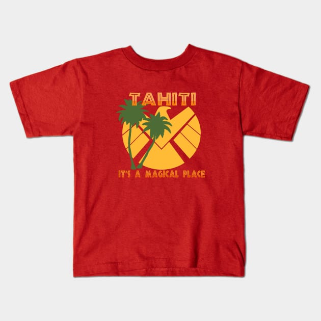 Tahiti - S.H.I.E.L.D. Kids T-Shirt by Thirrin